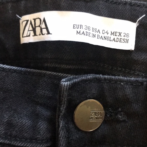Zara Black Skinny.  Size 4.  Condition is good, used. - Picture 6 of 6